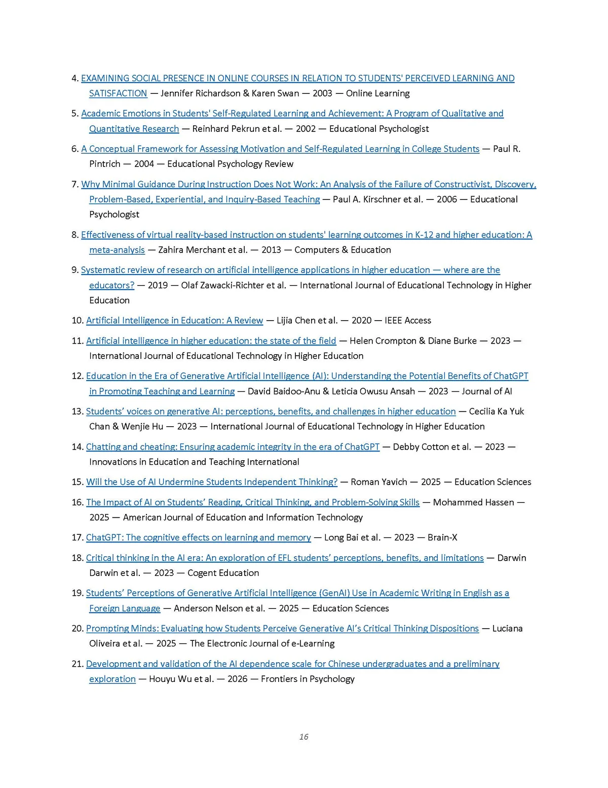 NiNi sample research proposal, page 16 of 17